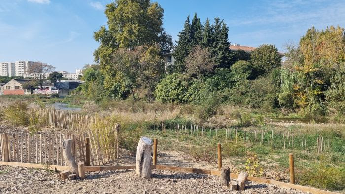 Nouvel aménagement du bord de l&rsquo;Huveaune ouvert à tous